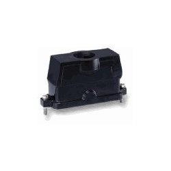Capot 24B, Aluminium moulé sous pression, acier inoxydable, IP68/IP69K, Sortie verticale, M50